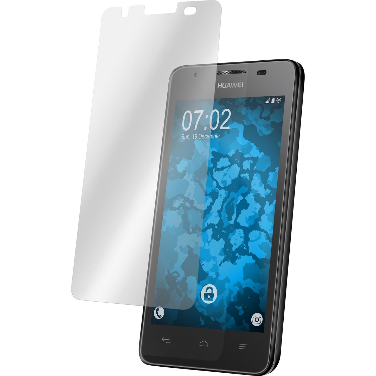 8 x Huawei Ascend G510 Displayschutzfolie klar