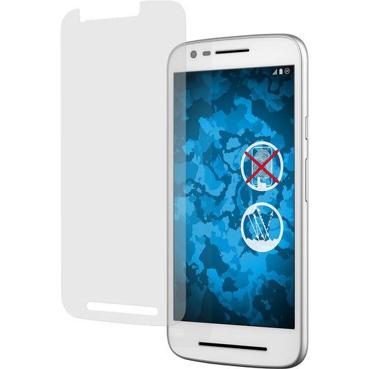 8 x Lenovo Moto E3 Displayschutzfolie matt