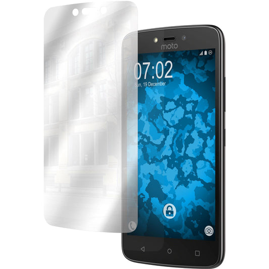 8 x Lenovo Moto C Plus Displayschutzfolie verspiegelt