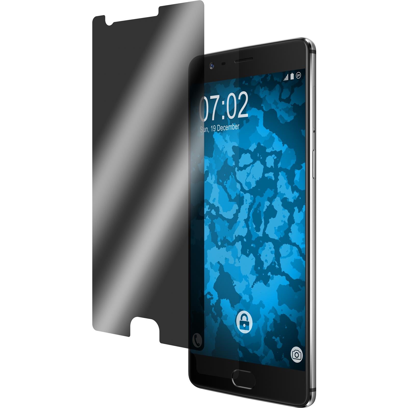 8 x  OnePlus 3T Displayschutzfolie Privacy