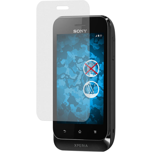 8 x Sony Xperia tipo Displayschutzfolie matt