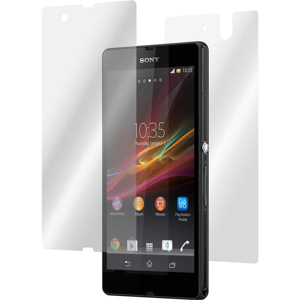 4 x Sony Xperia Z Displayschutzfolie klar Fullbody