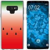 Galaxy Note 9 Silikon-Hülle Sommer Melone M5 Case