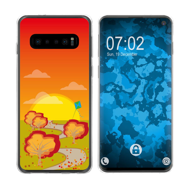 Galaxy S10 Silikon-Hülle Herbst M2 Case