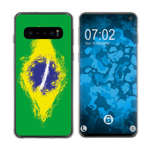 Galaxy S10 Silikon-Hülle WM Brasilien M3 Case