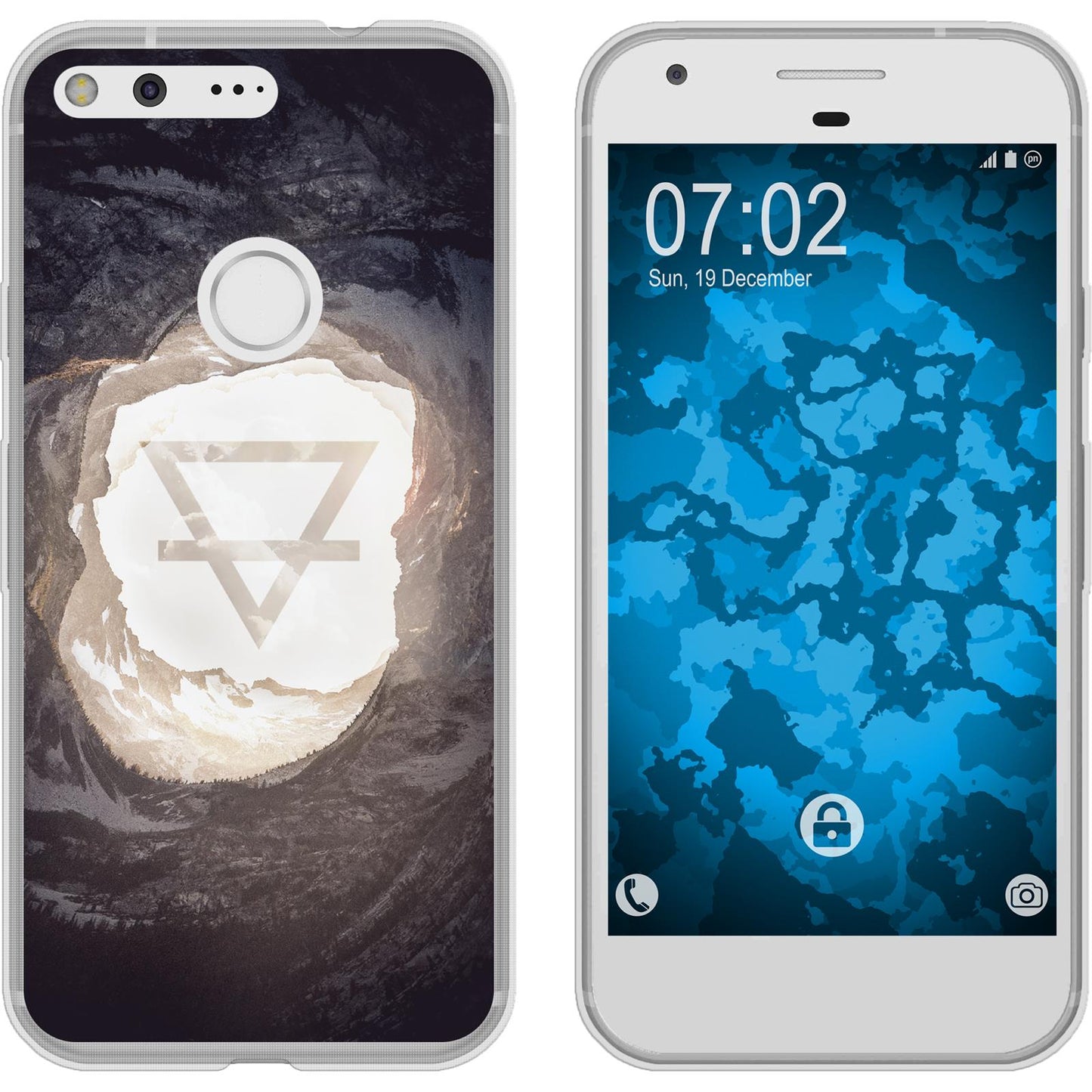 Pixel XL Silikon-Hülle Element Erde M2 Case