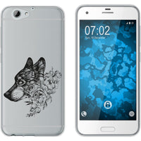 One A9s Silikon-Hülle Floral Wolf M3-1 Case