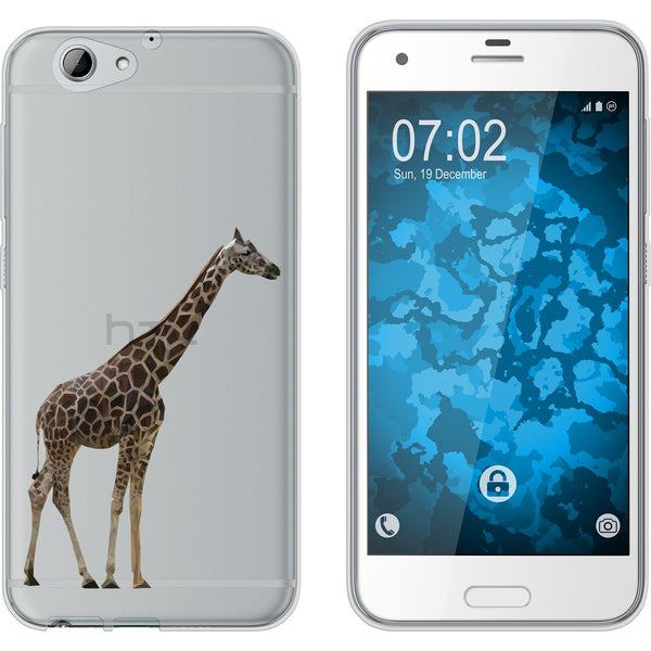 One A9s Silikon-Hülle Vektor Tiere Giraffe M8 Case