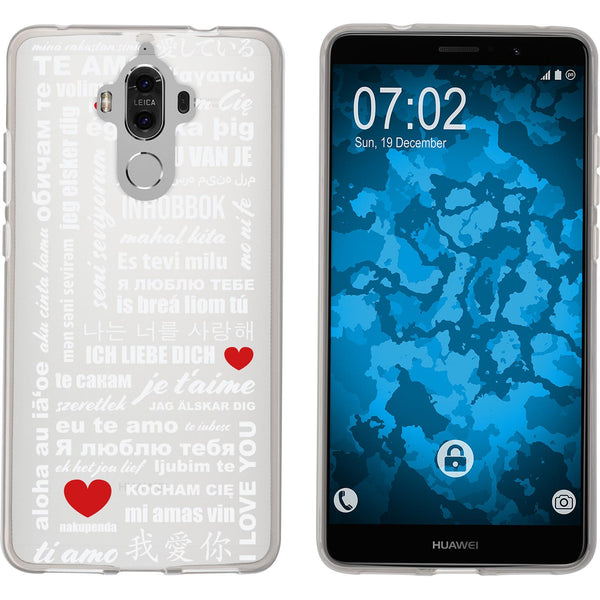 Mate 9 Silikon-Hülle in Love M5 Case