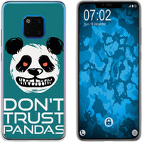 Mate 20 Pro Silikon-Hülle Crazy Animals Panda M2 Case