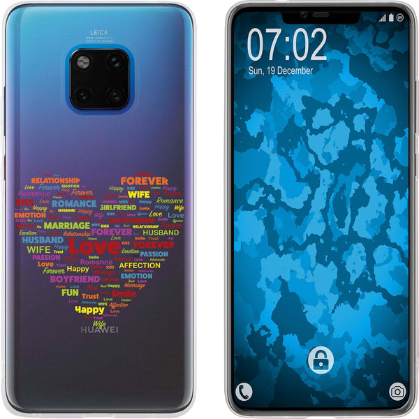 Mate 20 Pro Silikon-Hülle pride Herz M5 Case