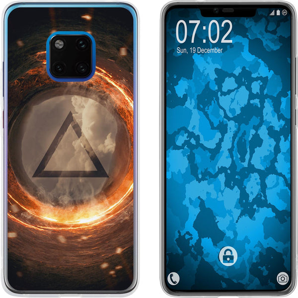 Mate 20 Pro Silikon-Hülle Element Feuer M3 Case