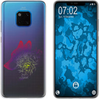 Mate 20 Pro Silikon-Hülle Floral Wolf M3-5 Case