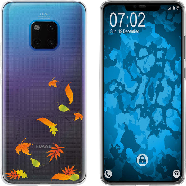 Mate 20 Pro Silikon-Hülle Herbst Blätter/Leaves M1 Case