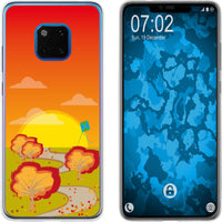 Mate 20 Pro Silikon-Hülle Herbst Drache/Kite M2 Case