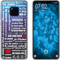 Mate 20 Pro Silikon-Hülle in Love Wörter M5 Case