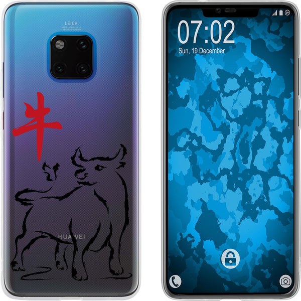 Mate 20 Pro Silikon-Hülle Tierkreis Chinesisch M2 Case