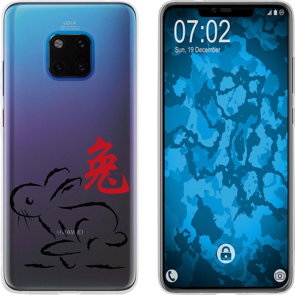 Mate 20 Pro Silikon-Hülle Tierkreis Chinesisch M4 Case