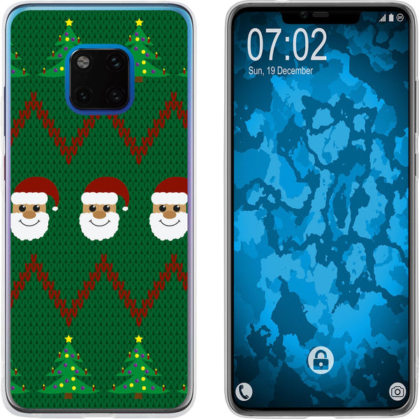 Mate 20 Pro Silikon-Hülle X Mas Weihnachten X-Mas Sweater M7