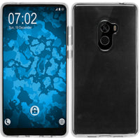 PhoneNatic Case kompatibel mit Xiaomi Mi Mix 2 - Crystal Clear Silikon Hülle transparent Cover