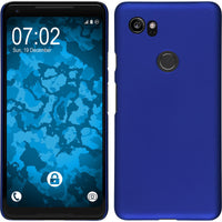 Hardcase für Google Pixel 2 XL gummiert blau