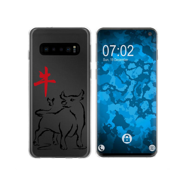 Galaxy S10 Silikon-Hülle Tierkreis Chinesisch M2 Case