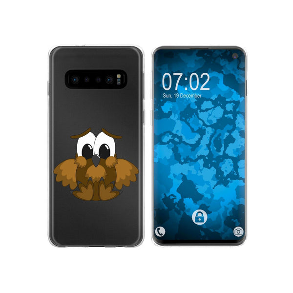 Galaxy S10 Silikon-Hülle Cutiemals Eule M9 Case