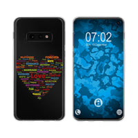 Galaxy S10e Silikon-Hülle pride Wörter M5 Case