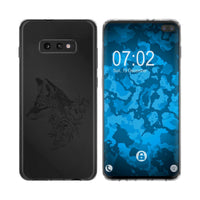 Galaxy S10e Silikon-Hülle Floral Fuchs M1-1 Case