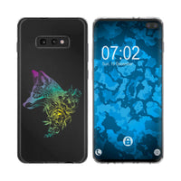 Galaxy S10e Silikon-Hülle Floral Fuchs M1-4 Case