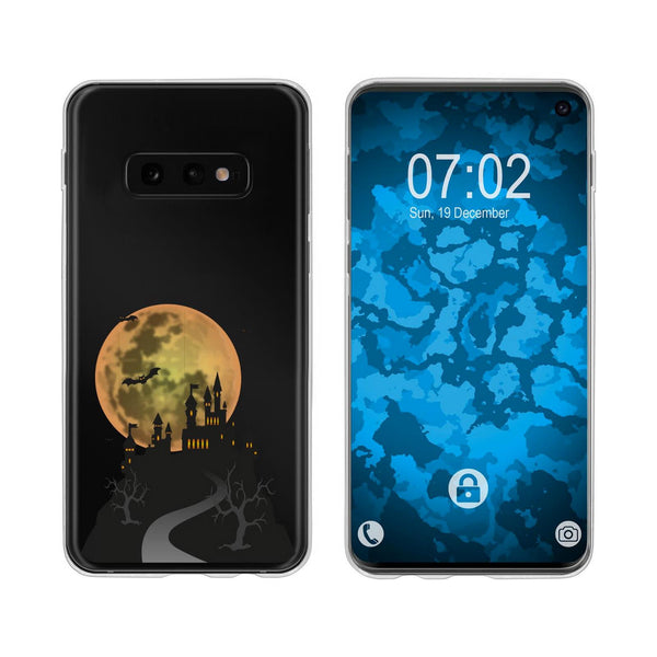 Galaxy S10e Silikon-Hülle Herbst Spukschloss M4 Case