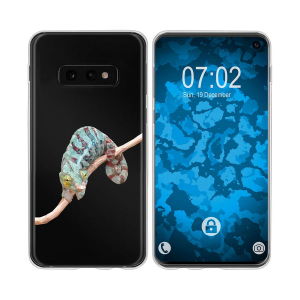 Galaxy S10e Silikon-Hülle Vektor Tiere Camelion M7 Case