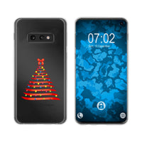 Galaxy S10e Silikon-Hülle X Mas Weihnachten Weihnachtsbaum M