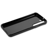 PhoneNatic Case kompatibel mit Samsung Galaxy S22 - Schwarz Silikon Hülle crystal-case Cover