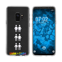 Galaxy S9 Silikon-Hülle pride Beziehung M1 Case