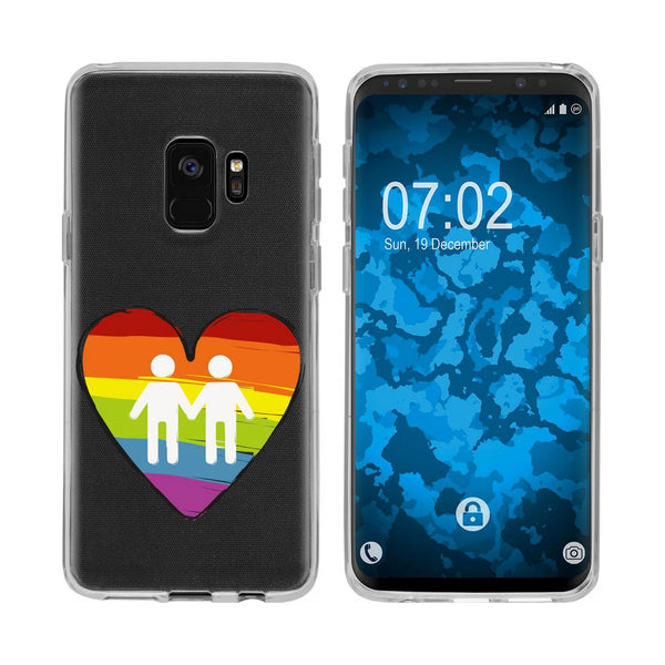 Galaxy S9 Silikon-Hülle pride Männer M3 Case