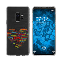 Galaxy S9 Silikon-Hülle pride Herz M5 Case