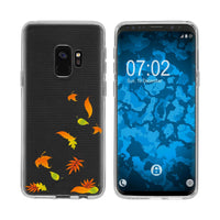 Galaxy S9 Silikon-Hülle Herbst Blätter/Leaves M1 Case