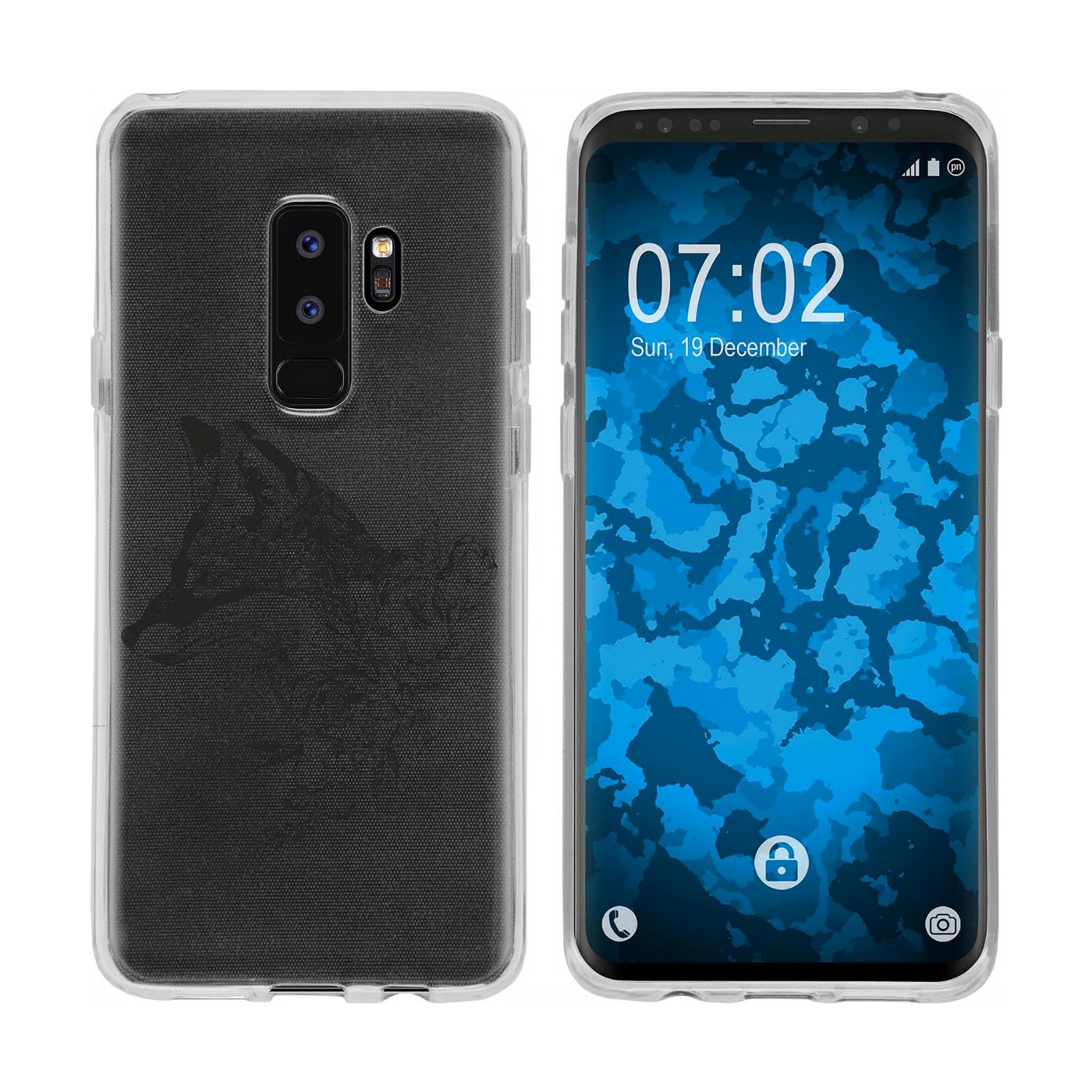 Galaxy S9 Silikon-Hülle Floral Fuchs M1-1 Case