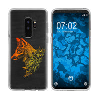 Galaxy S9 Silikon-Hülle Floral Fuchs M1-2 Case