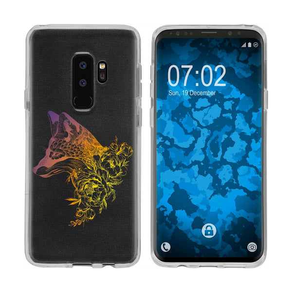 Galaxy S9 Silikon-Hülle Floral Fuchs M1-3 Case