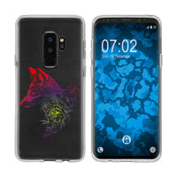 Galaxy S9 Plus Silikon-Hülle Floral Fuchs M1-5 Case