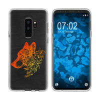 Galaxy S9 Silikon-Hülle Floral Wolf M3-2 Case