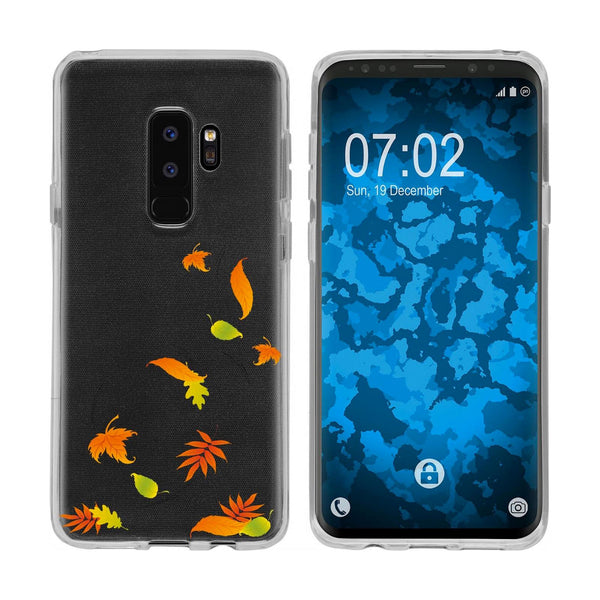 Galaxy S9 Plus Silikon-Hülle Herbst Blätter/Leaves M1 Case