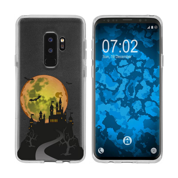 Galaxy S9 Plus Silikon-Hülle Herbst Spukschloss M4 Case