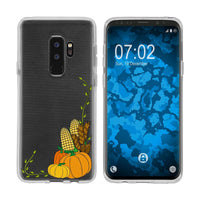 Galaxy S9 Plus Silikon-Hülle Herbst Erntedankfest/Thanksgivi