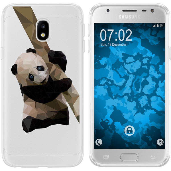 Galaxy J3 2017 Silikon-Hülle Vektor Tiere M4 Case