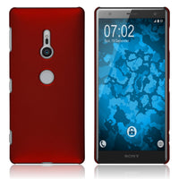 Hardcase für Sony Xperia XZ2 gummiert rot