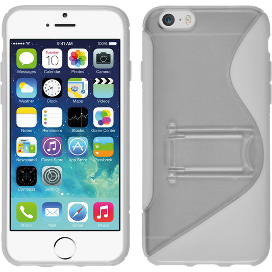 PhoneNatic Case kompatibel mit Apple iPhone 6s / 6 - weiß Silikon Hülle