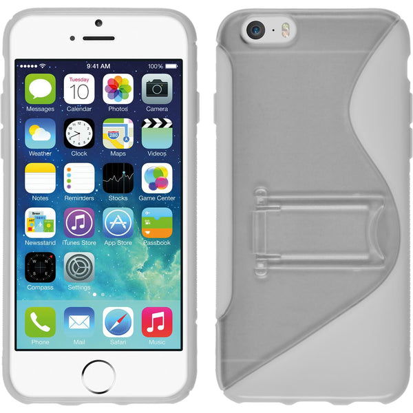 PhoneNatic Case kompatibel mit Apple iPhone 6s / 6 - weiß Silikon Hülle
